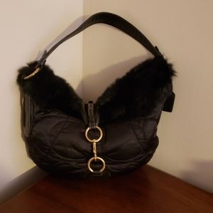 Coach Quilted SoHo Hobo Bag Ski Satchel